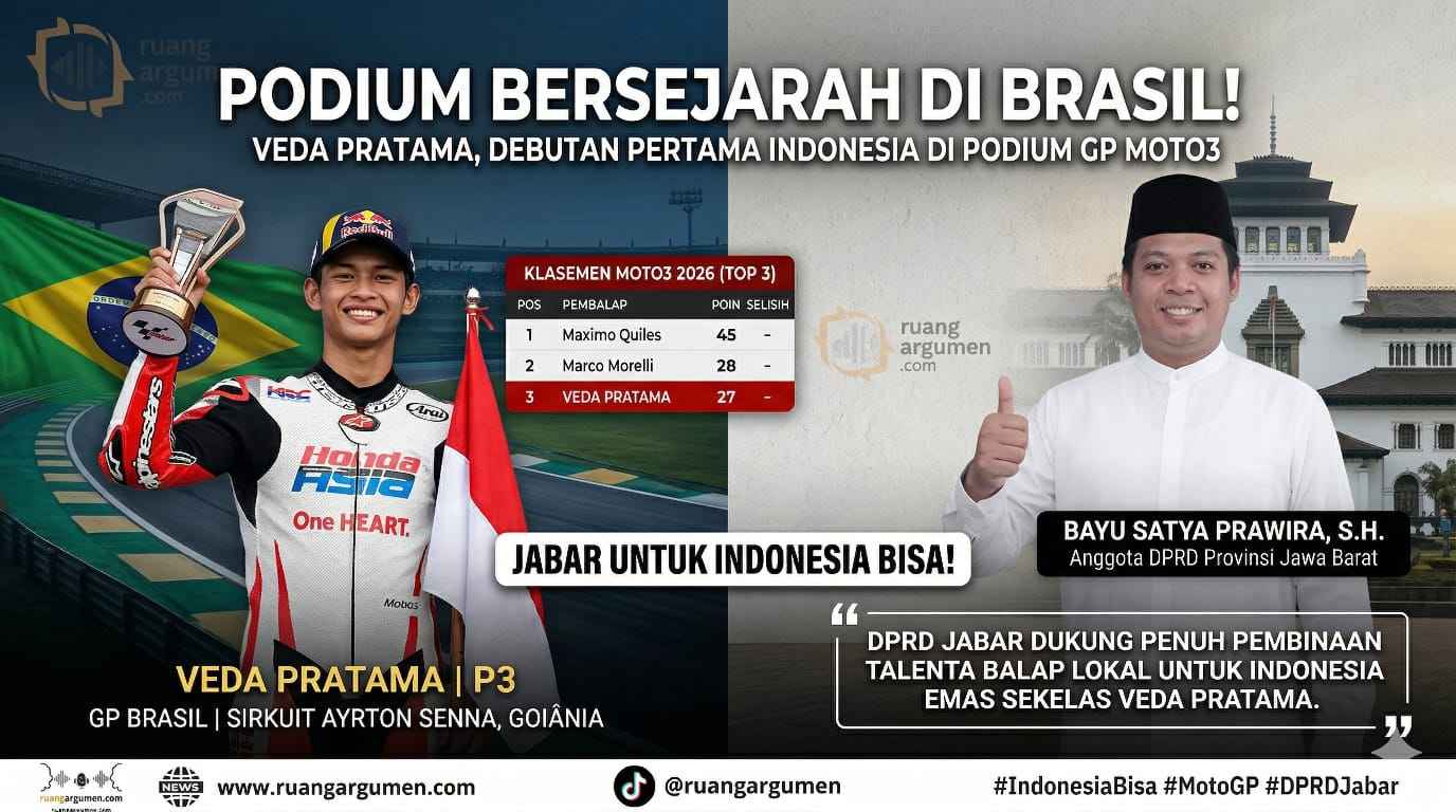 Sensasi Debutan di GP Brasil: Veda Cetak Sejarah, DPRD Jabar Dorong Pembinaan Talenta Daerah