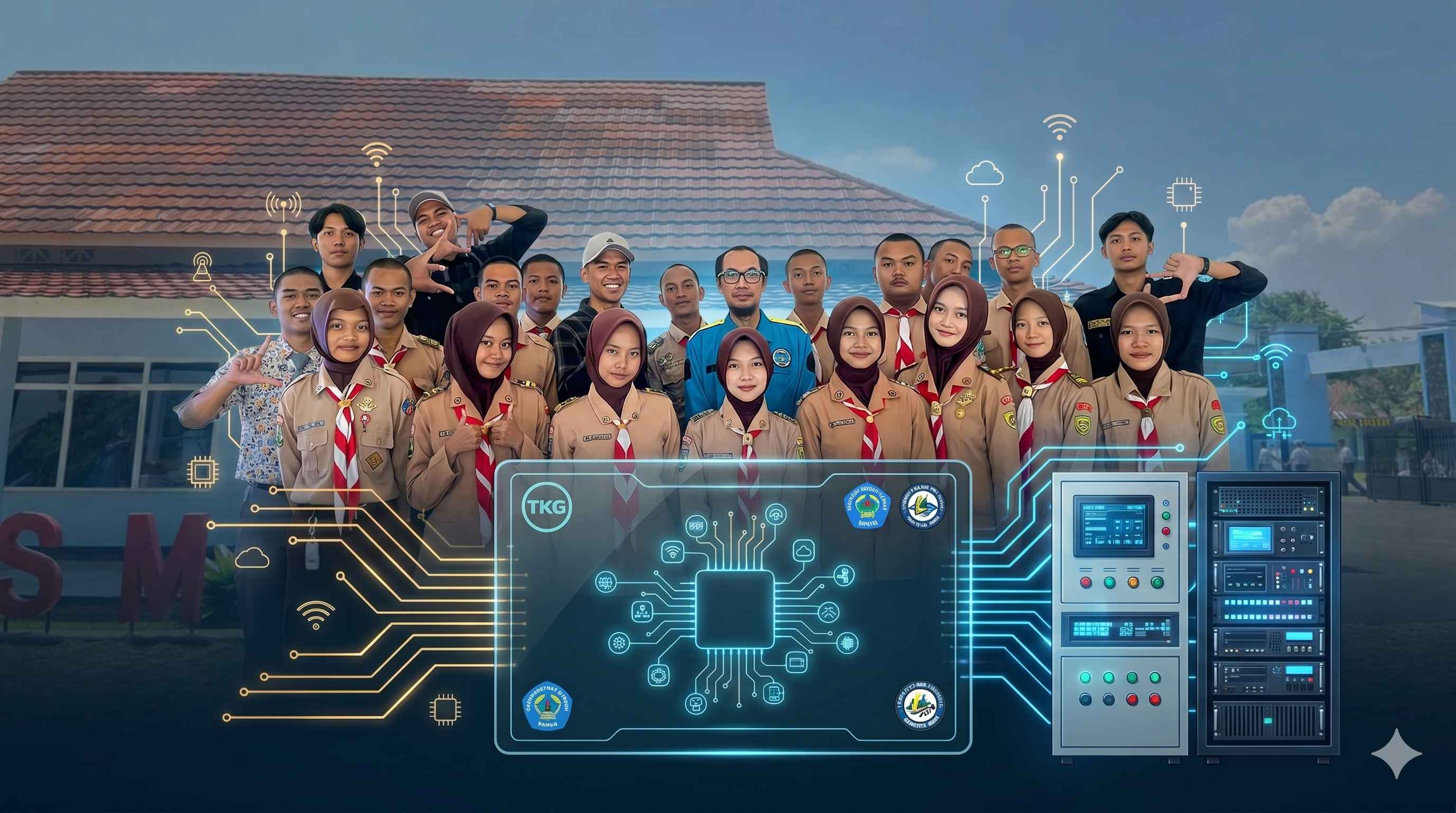 Akselerasi Penguasaan Teknologi IoT, Teknik Elektro UNSUB Gelar Workshop di SMK Angkasa 1 Kalijati