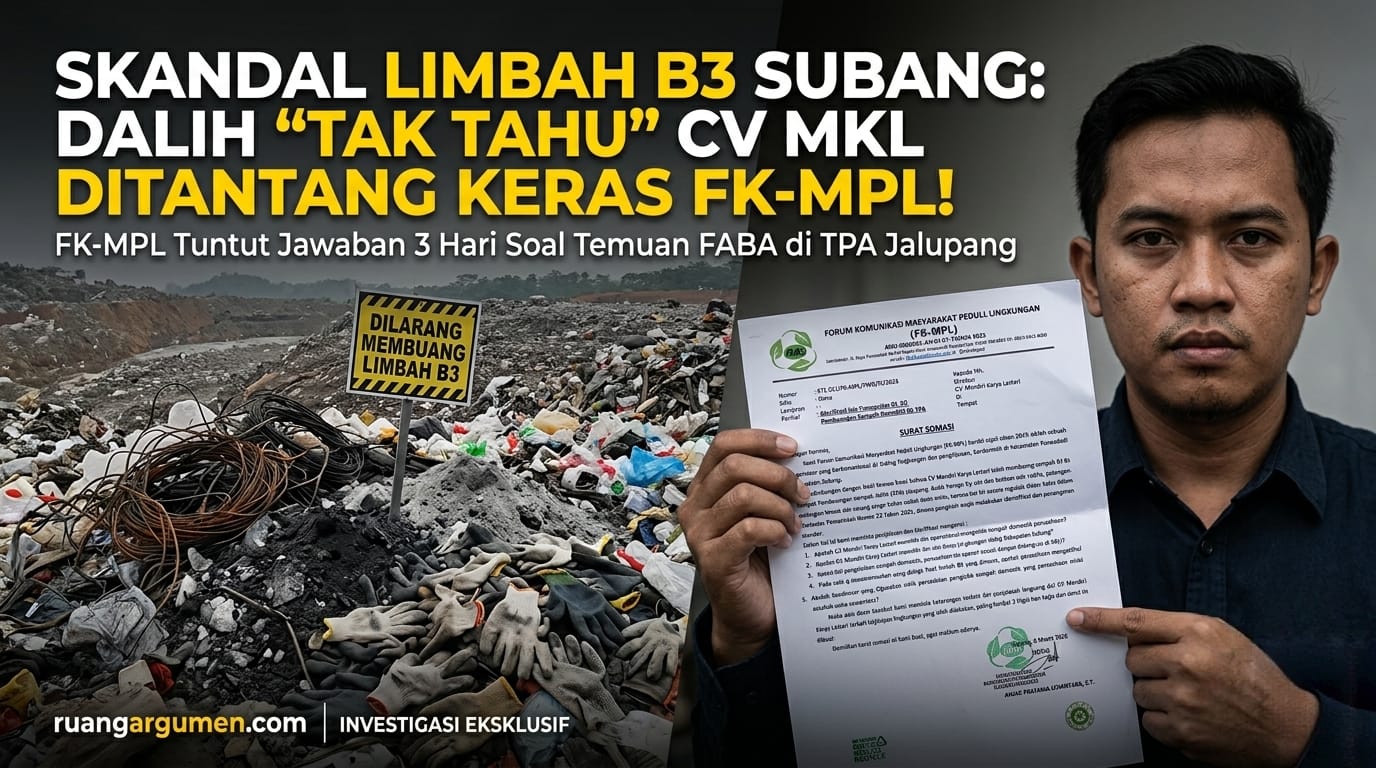 SKANDAL  TEMUAN LIMBAH B3 COMARINDO