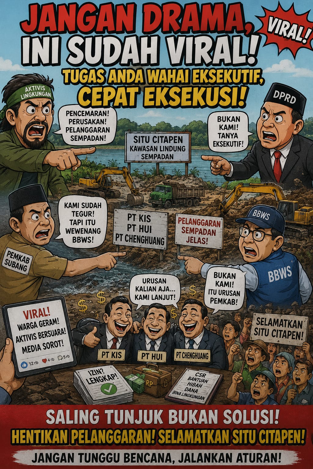 Situ Citapen di Persimpangan: Mengakhiri Pingpong Birokrasi, Menagih Ketegasan Eksekutif